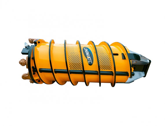 self cleaning core barrel with roller bit
