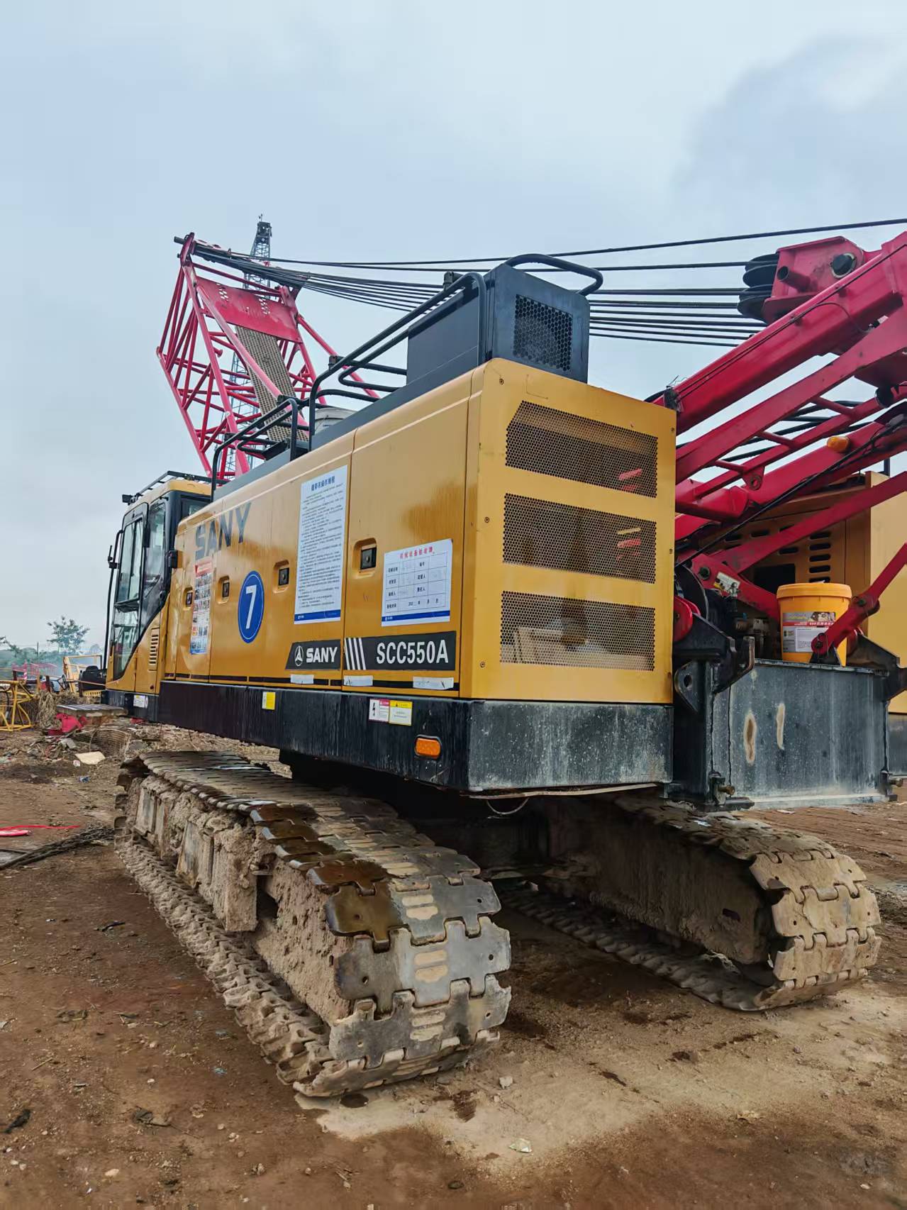 Tested SCC550A 2018 Sany Crawler Crane