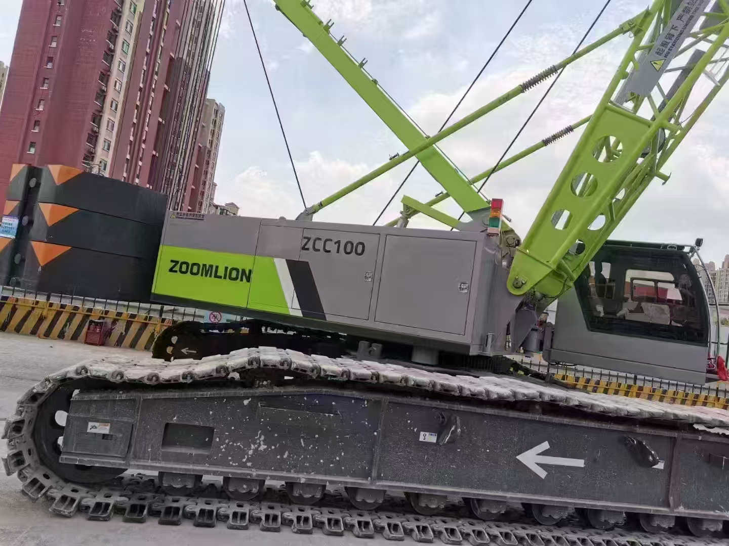 Tested Zoomlion Crawler Crane ZCC100H 2020