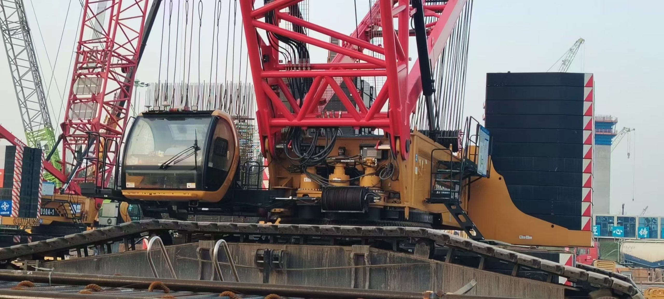 Used Sany Crawler Crane SCC15000TM 2022