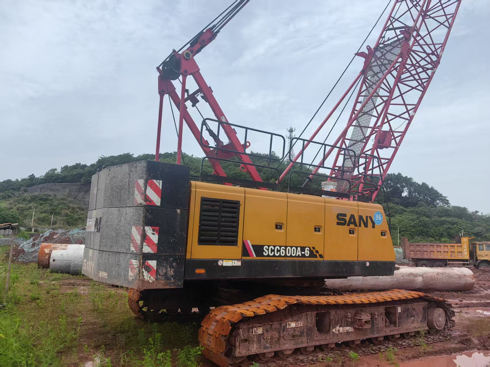 Tested SCC600A-6 2021 Sany Crawler Crane