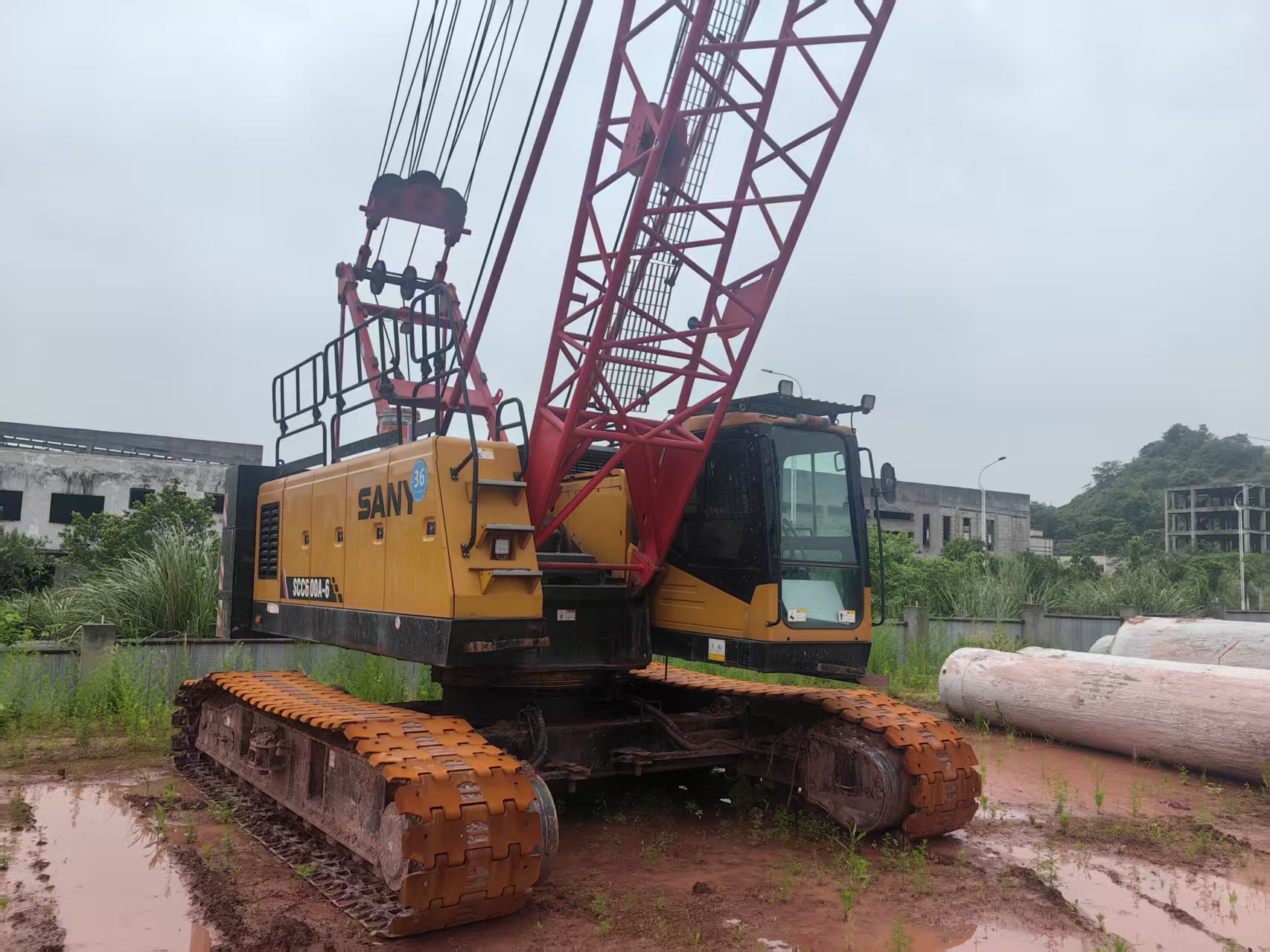 Tested SCC600A-6 2021 Sany Crawler Crane