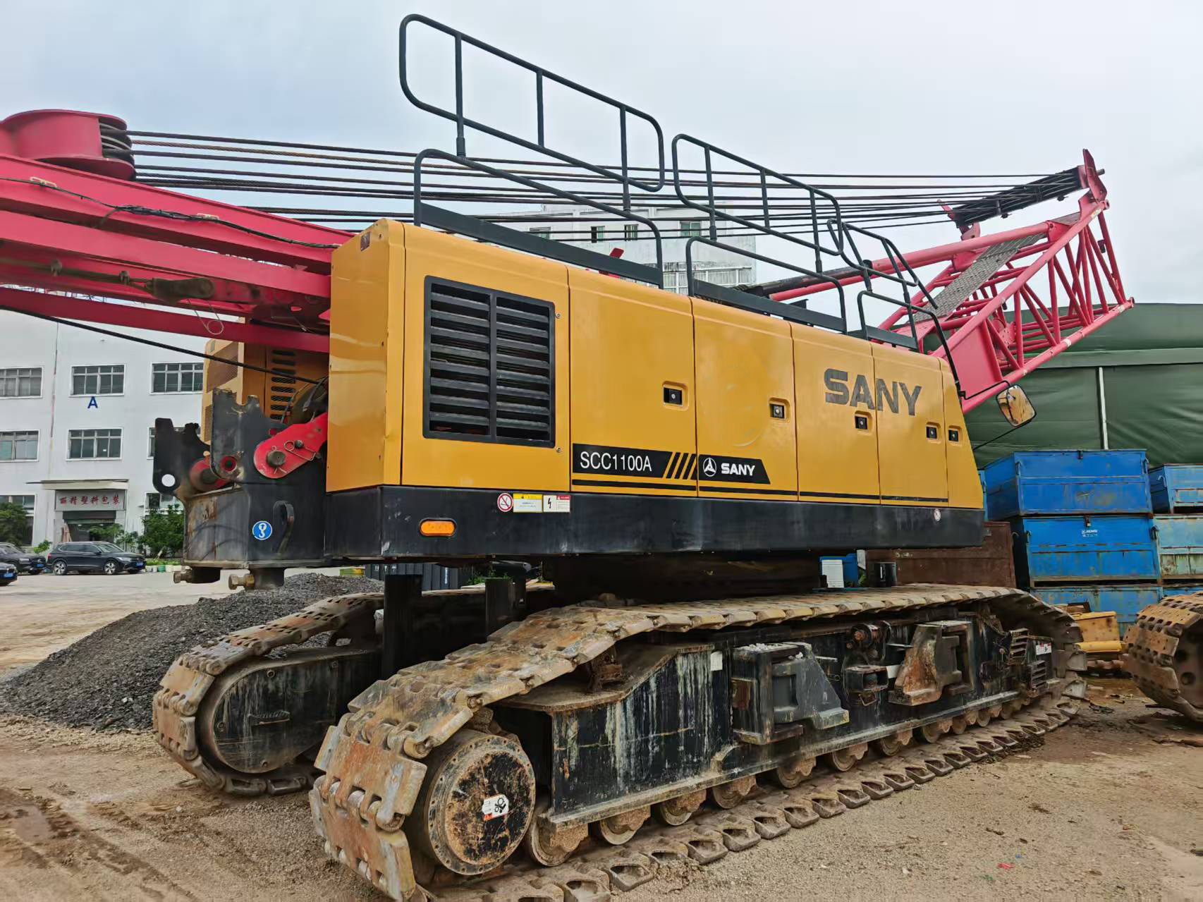 Tested SCC1100A 2021 Sany Crawler Crane