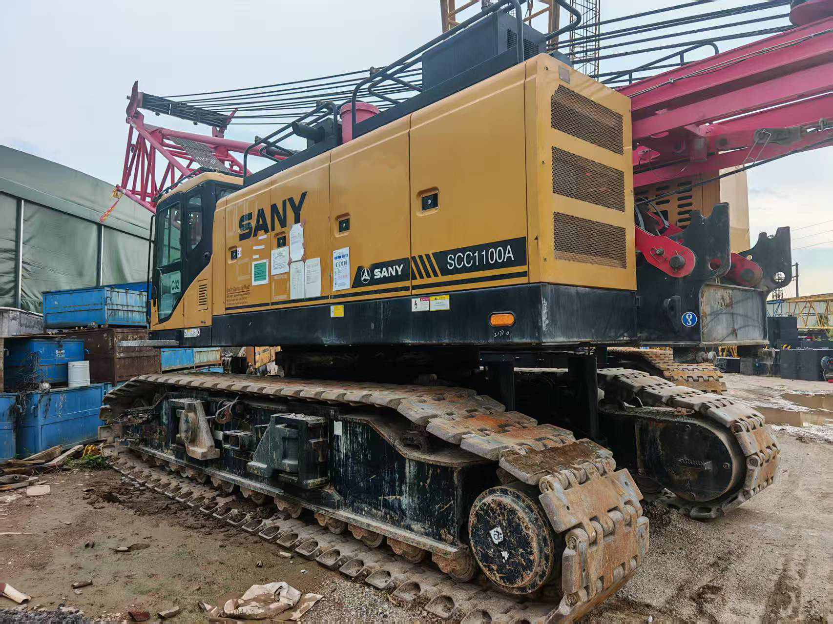 Tested SCC1100A 2021 Sany Crawler Crane