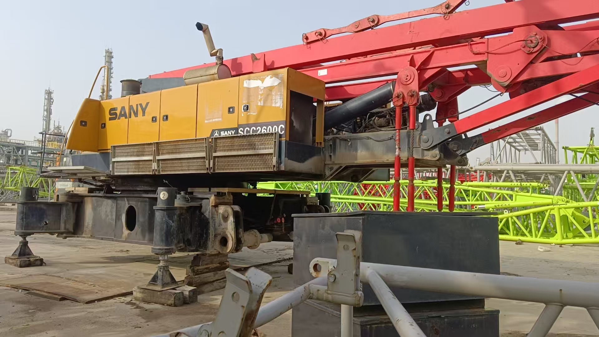Tested SCC2500C 2018 Sany Crawler Crane