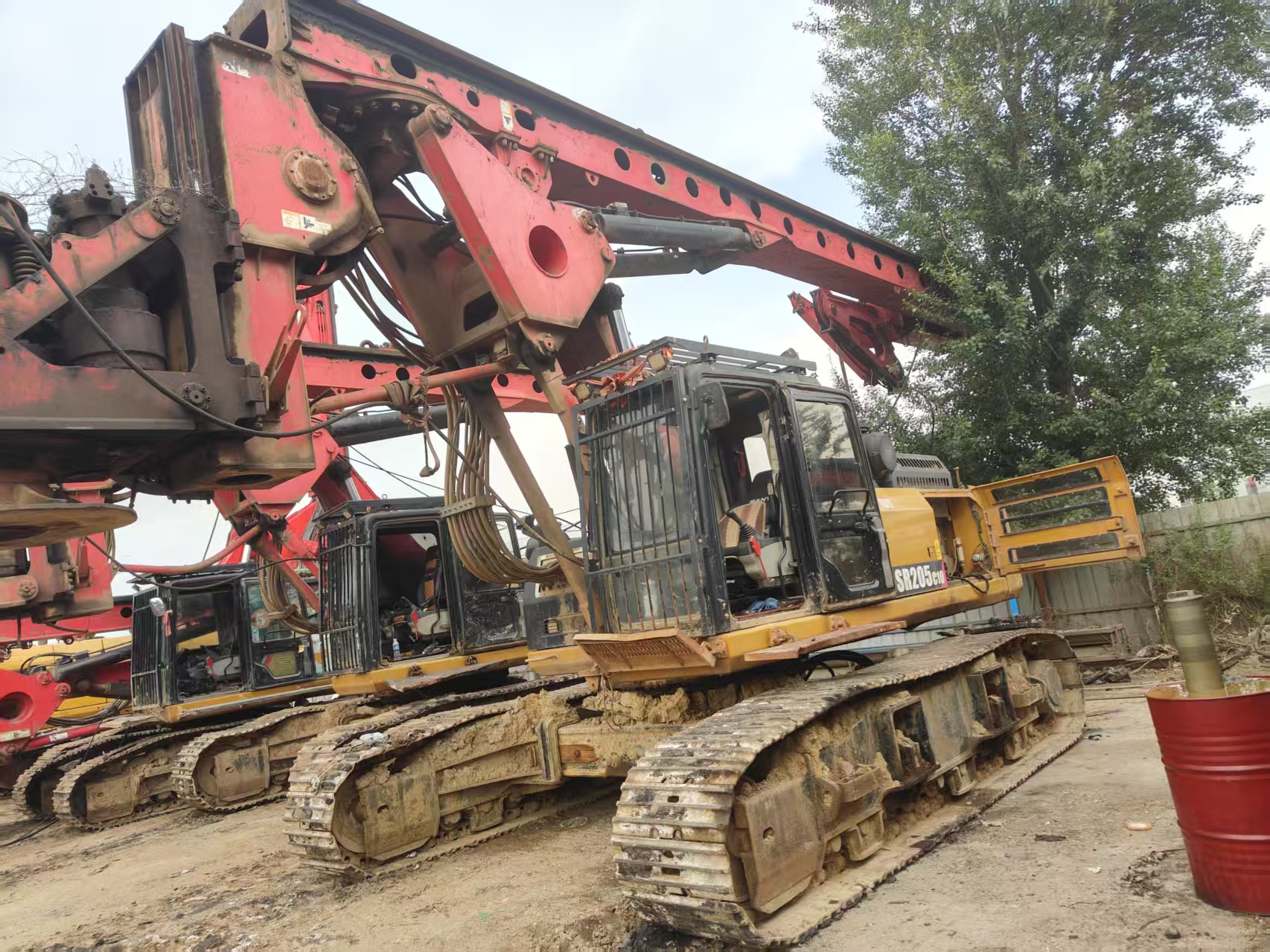 Used SR205 Sany Rotary Drilling Rig 2017