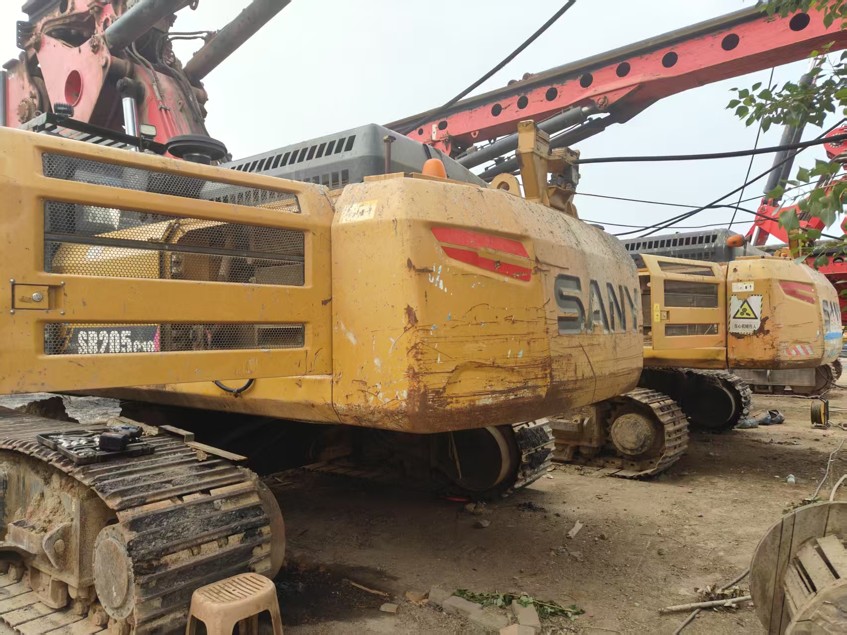 Used SR205 Sany Rotary Drilling Rig 2017