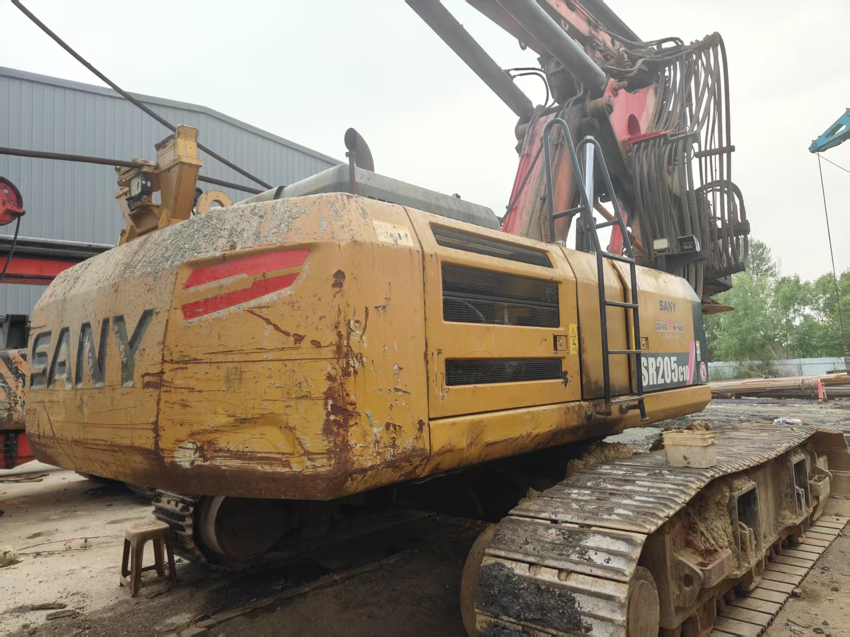 Used SR205 Sany Rotary Drilling Rig 2017
