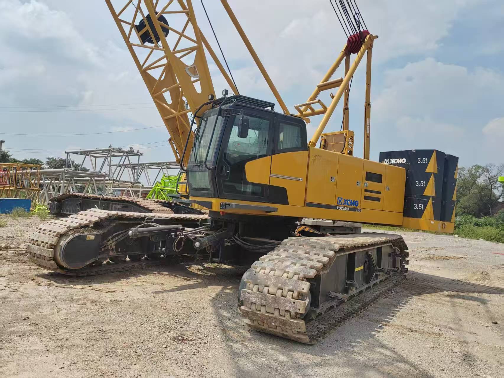 Tested XGC100 2023 XCMG Crawler Crane