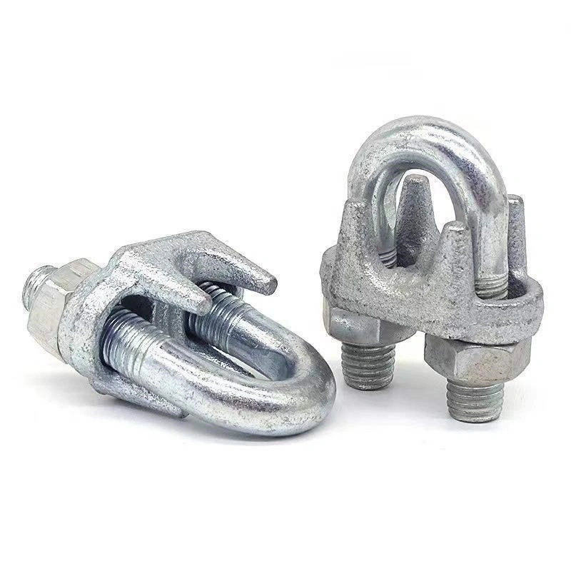 Wire rope clamp head