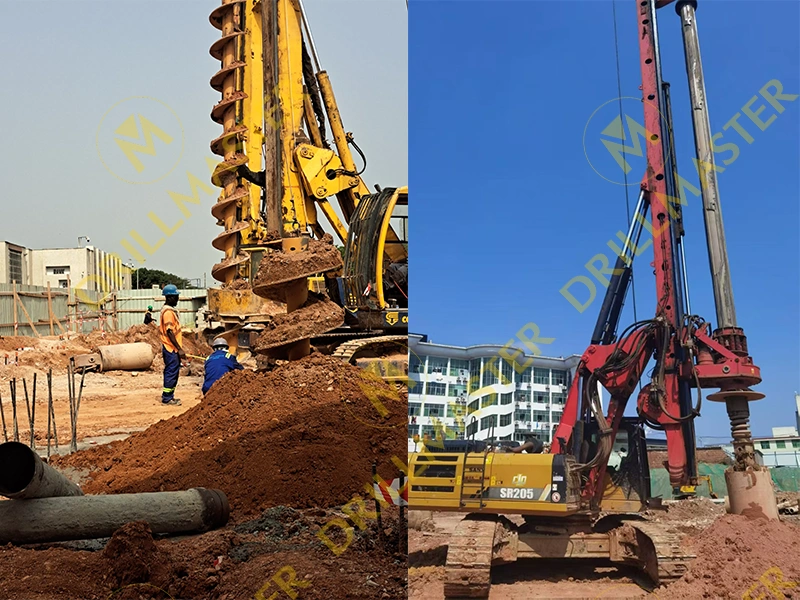 CFA VS ROTARY drilling
