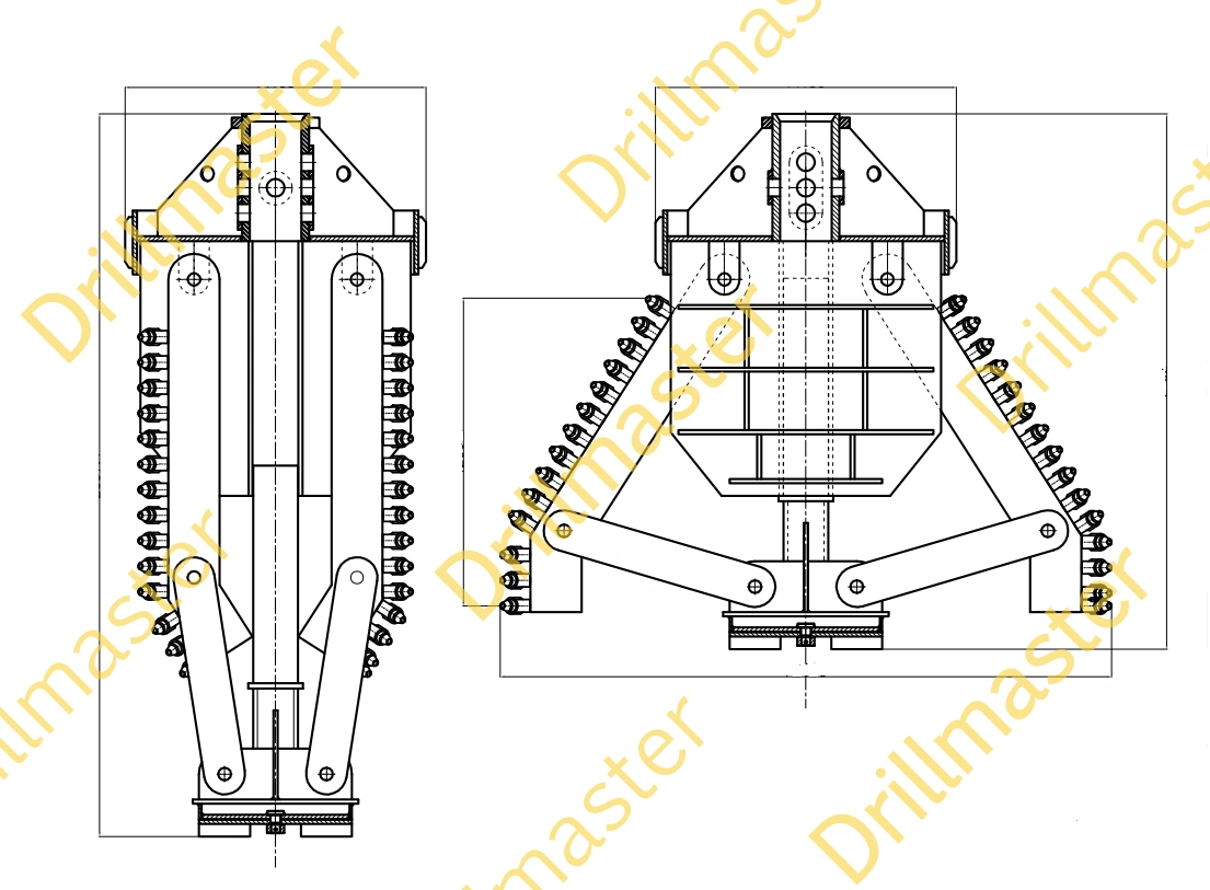 Drillmaster belling bucket